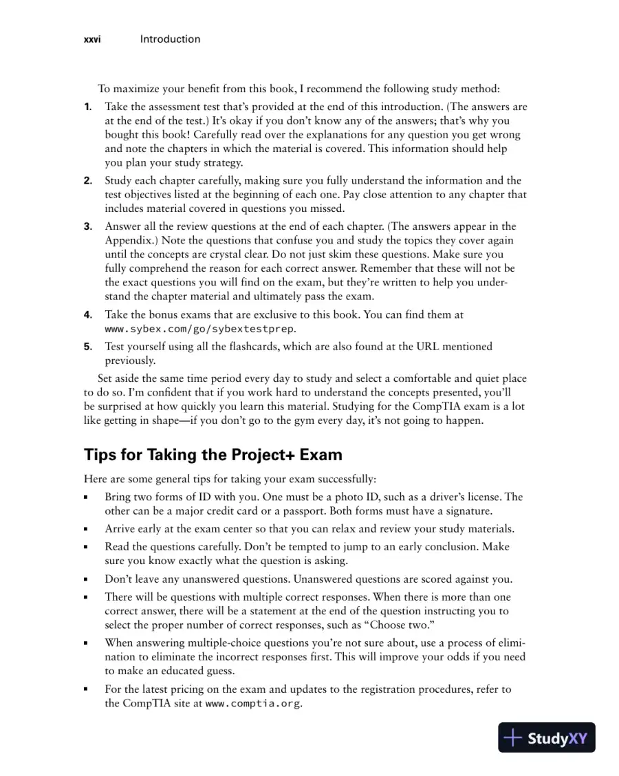 CompTIA Project+ Study Guide: Exam PK0-005 (2022), page 29