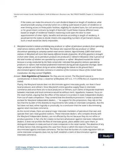 Solution Manual for Smith and Roberson's Business Law, 18th Edition - Page 21 preview image