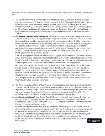 Solution Manual for Smith and Roberson's Business Law, 18th Edition - Page 22 preview image