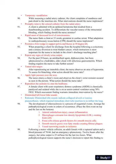 2023-2024 HESI RN Healthcare Exit Exam V1-V7 With Answers (893 Solved Questions) - Page 15 preview image