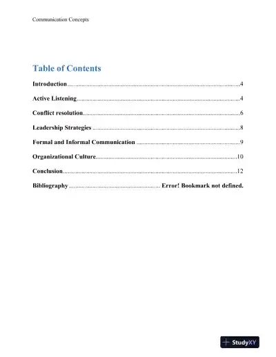 Key Communication Concepts for Organizational Success: Strategies for Effective Interaction - Page 3 preview image