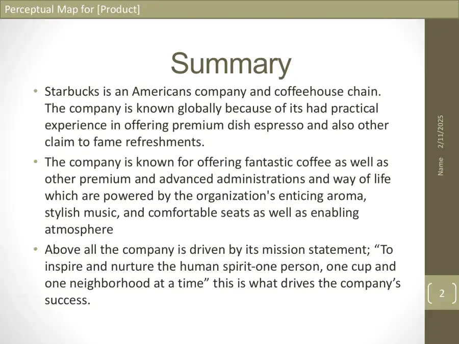 Positioning For Starbucks, page 2