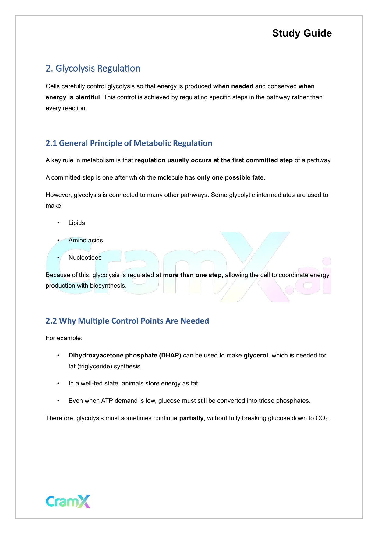 Biochemistry I - Glycolysis - Page 7 preview image