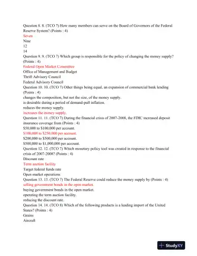 ECON 312 Final Exam - Page 3 preview image