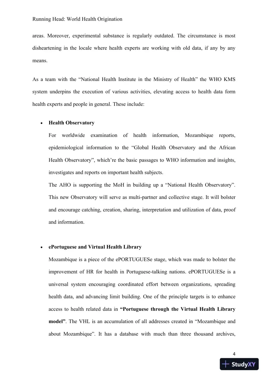World Health Oragnigations, page 6
