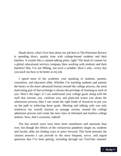 College Admission 101: Expert Advice for the New Challenges in Admissions, Testing, Financial Aid, and More (2022) - Page 10 preview image