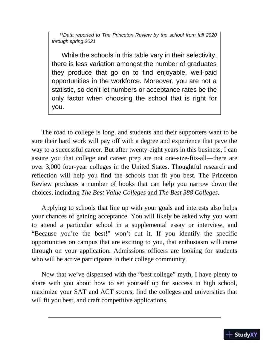 College Admission 101: Expert Advice for the New Challenges in Admissions, Testing, Financial Aid, and More (2022), page 28