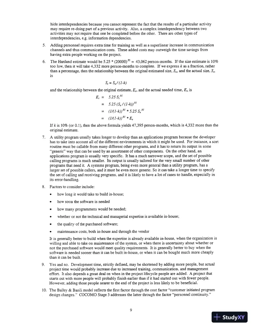 Solution Manual For Software Engineering: Theory And Practice, 4th Edition, page 10