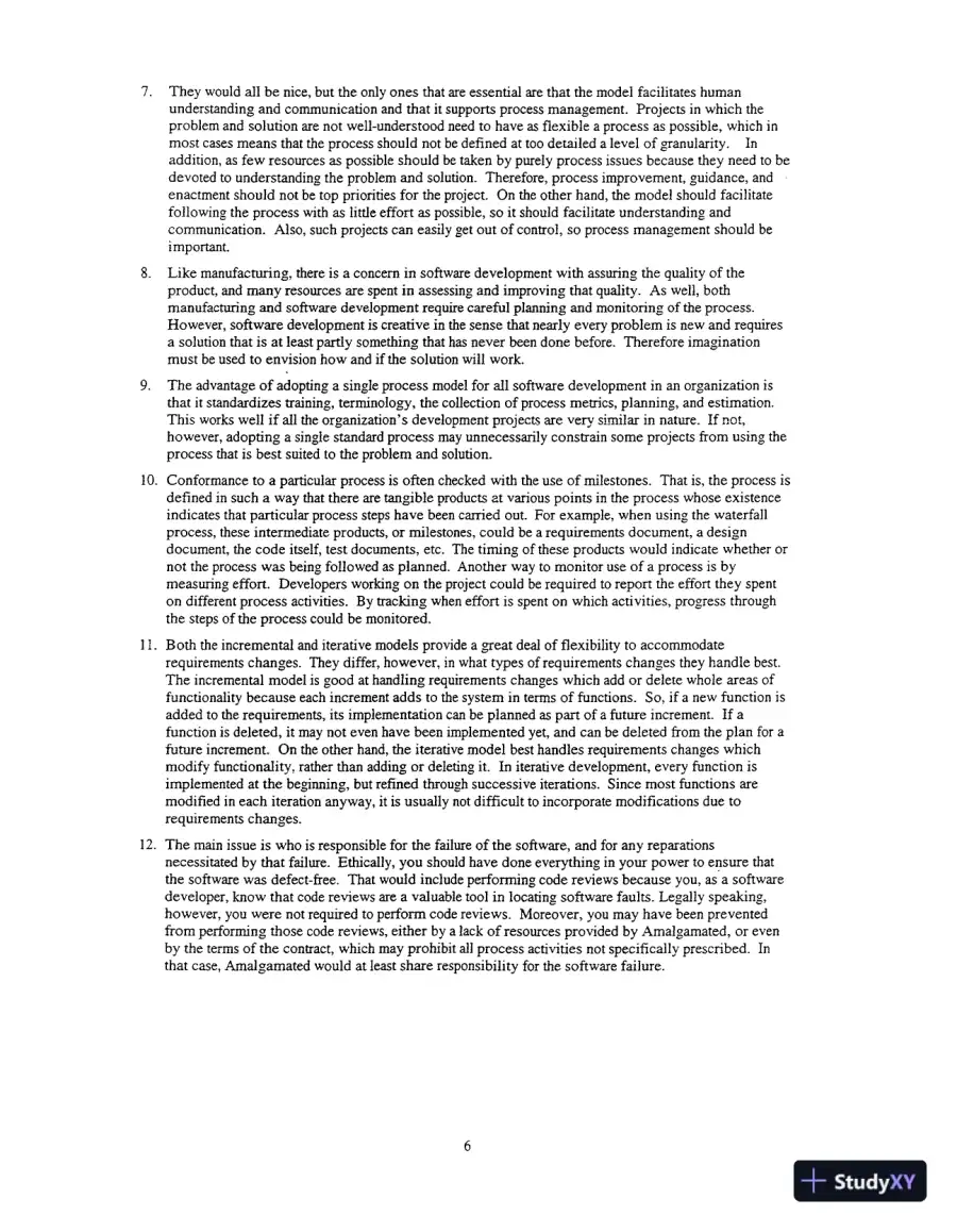 Solution Manual For Software Engineering: Theory And Practice, 4th Edition, page 7