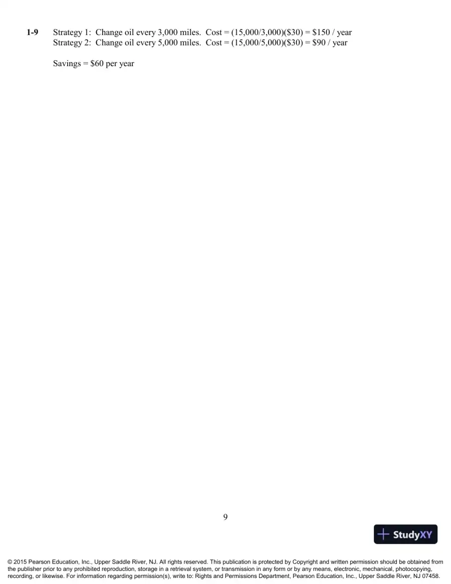 Solution Manual For Engineering Economy, 16th Edition, page 10