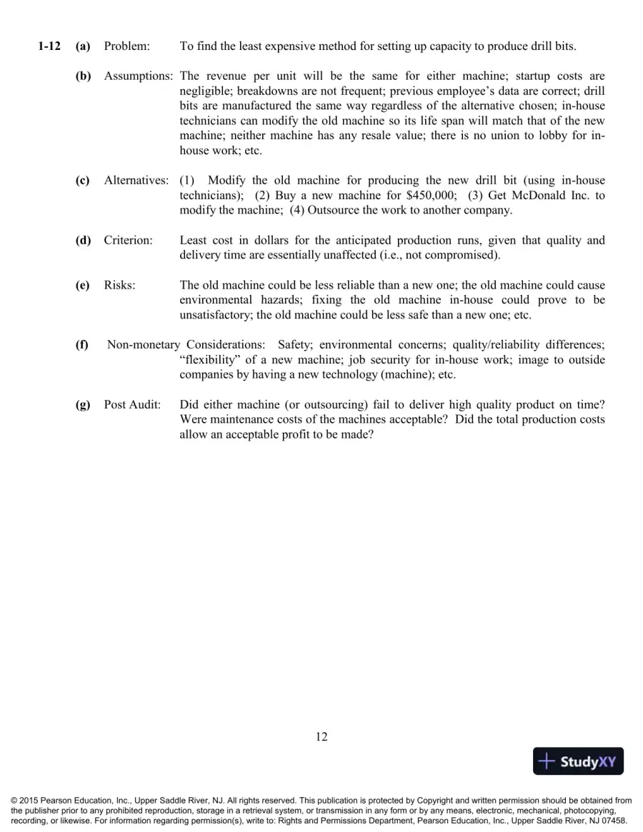 Solution Manual For Engineering Economy, 16th Edition, page 13