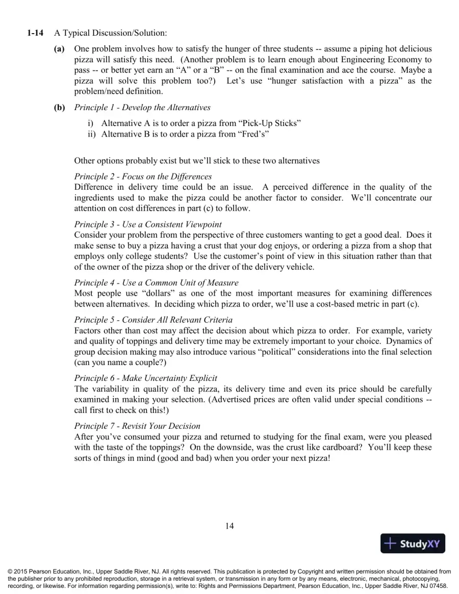 Solution Manual For Engineering Economy, 16th Edition, page 15