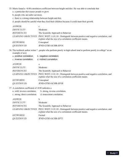 Psychology Applied To Modern Life: Adjustment In The 21st Century , 11th Edition Test Bank - Page 13 preview image