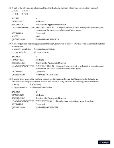 Psychology Applied To Modern Life: Adjustment In The 21st Century , 11th Edition Test Bank - Page 14 preview image