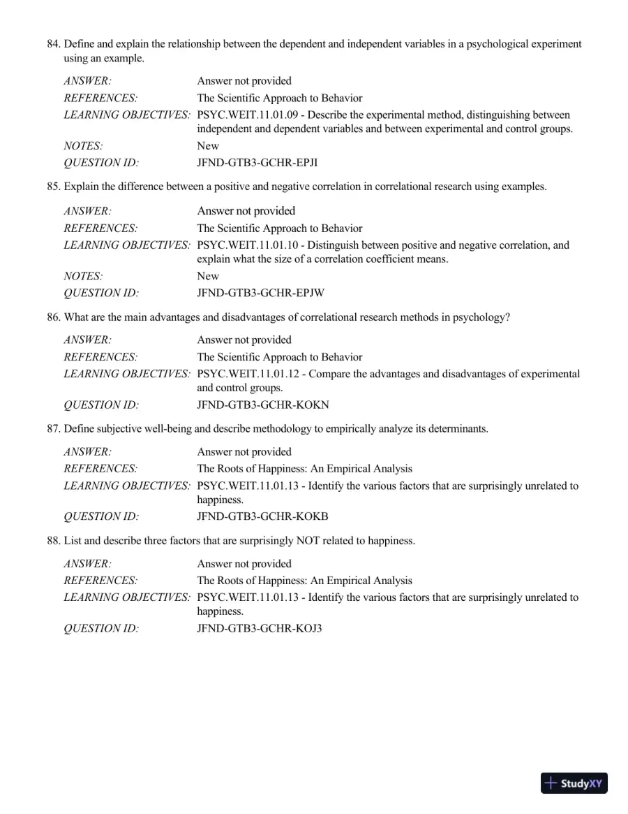 Psychology Applied To Modern Life: Adjustment In The 21st Century , 11th Edition Test Bank, page 28