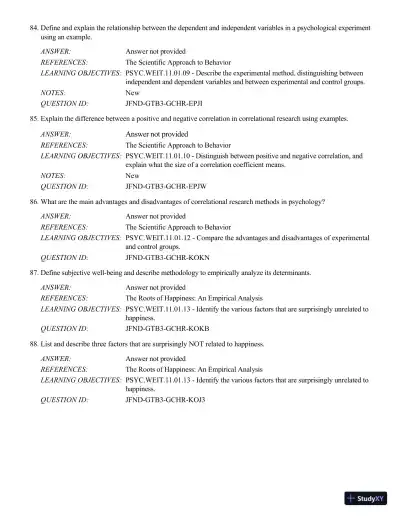 Psychology Applied To Modern Life: Adjustment In The 21st Century , 11th Edition Test Bank - Page 28 preview image