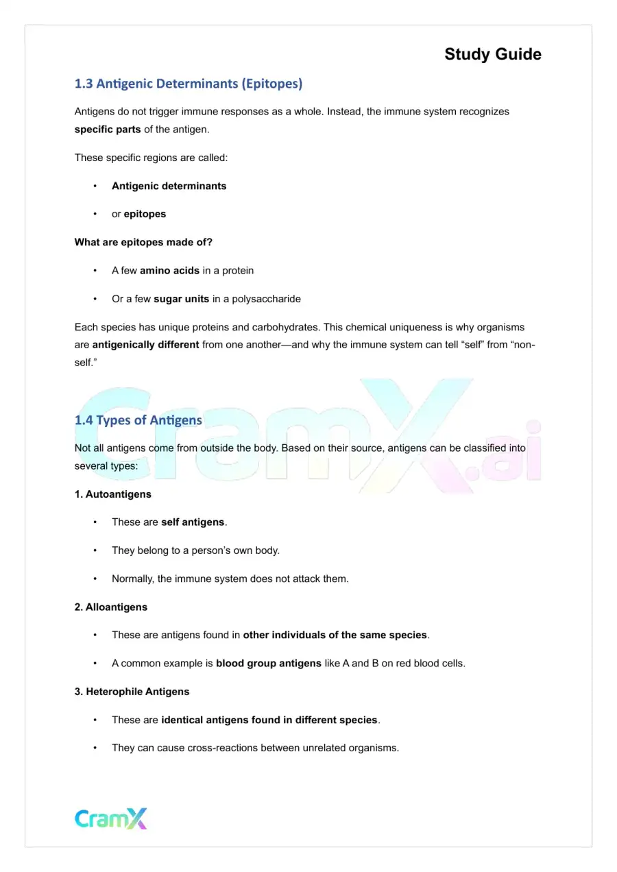Microbiology - The Immune System, page 2