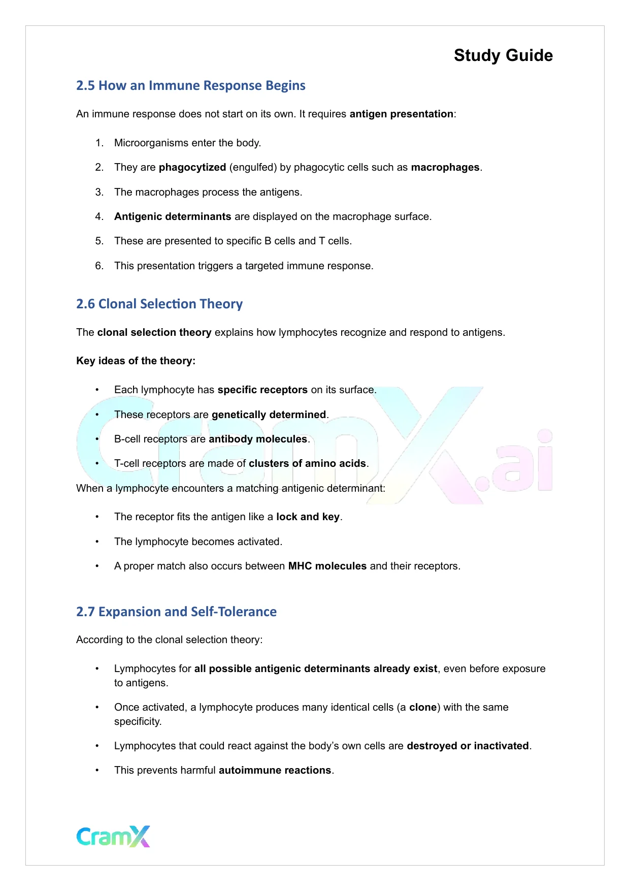 Microbiology - The Immune System - Page 6 preview image