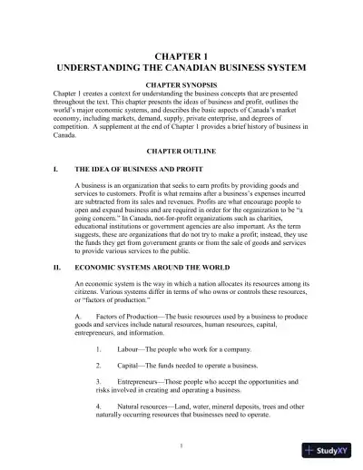 Business Essentials, Eighth Canadian Edition Solution Manual - Page 14 preview image