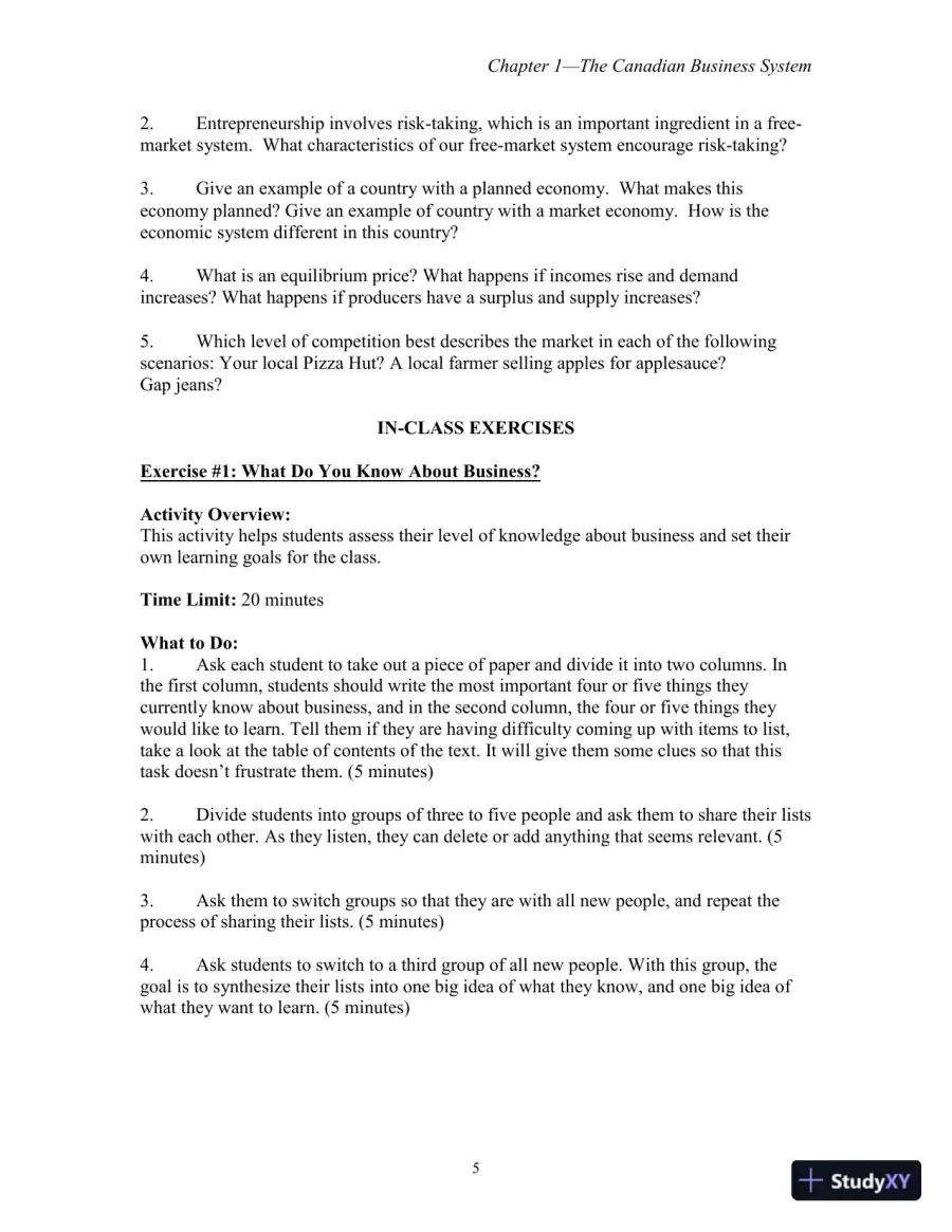 Business Essentials, Eighth Canadian Edition  Solution Manual, page 18