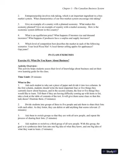 Business Essentials, Eighth Canadian Edition Solution Manual - Page 18 preview image