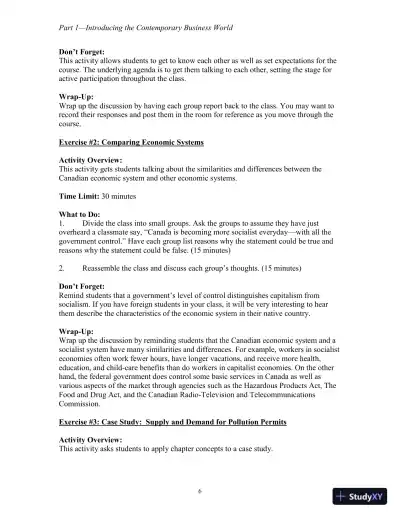 Business Essentials, Eighth Canadian Edition Solution Manual - Page 19 preview image