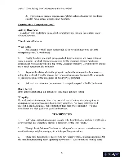 Business Essentials, Eighth Canadian Edition Solution Manual - Page 23 preview image