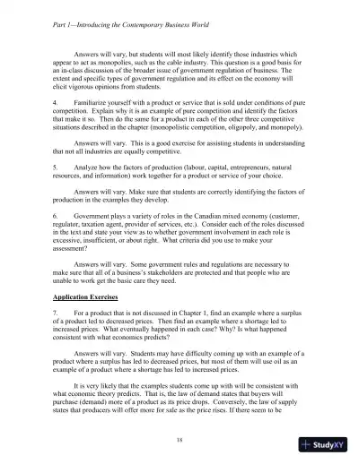 Business Essentials, Eighth Canadian Edition Solution Manual - Page 31 preview image