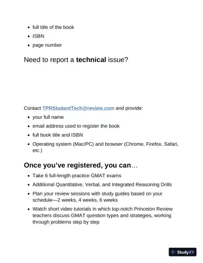 Princeton Review GMAT Premium Prep, 2023: 6 Computer-Adaptive Practice Tests + Review and Techniques (2022) - Page 12 preview image