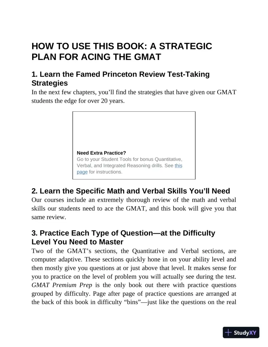 Princeton Review GMAT Premium Prep, 2023: 6 Computer-Adaptive Practice Tests + Review and Techniques (2022), page 19