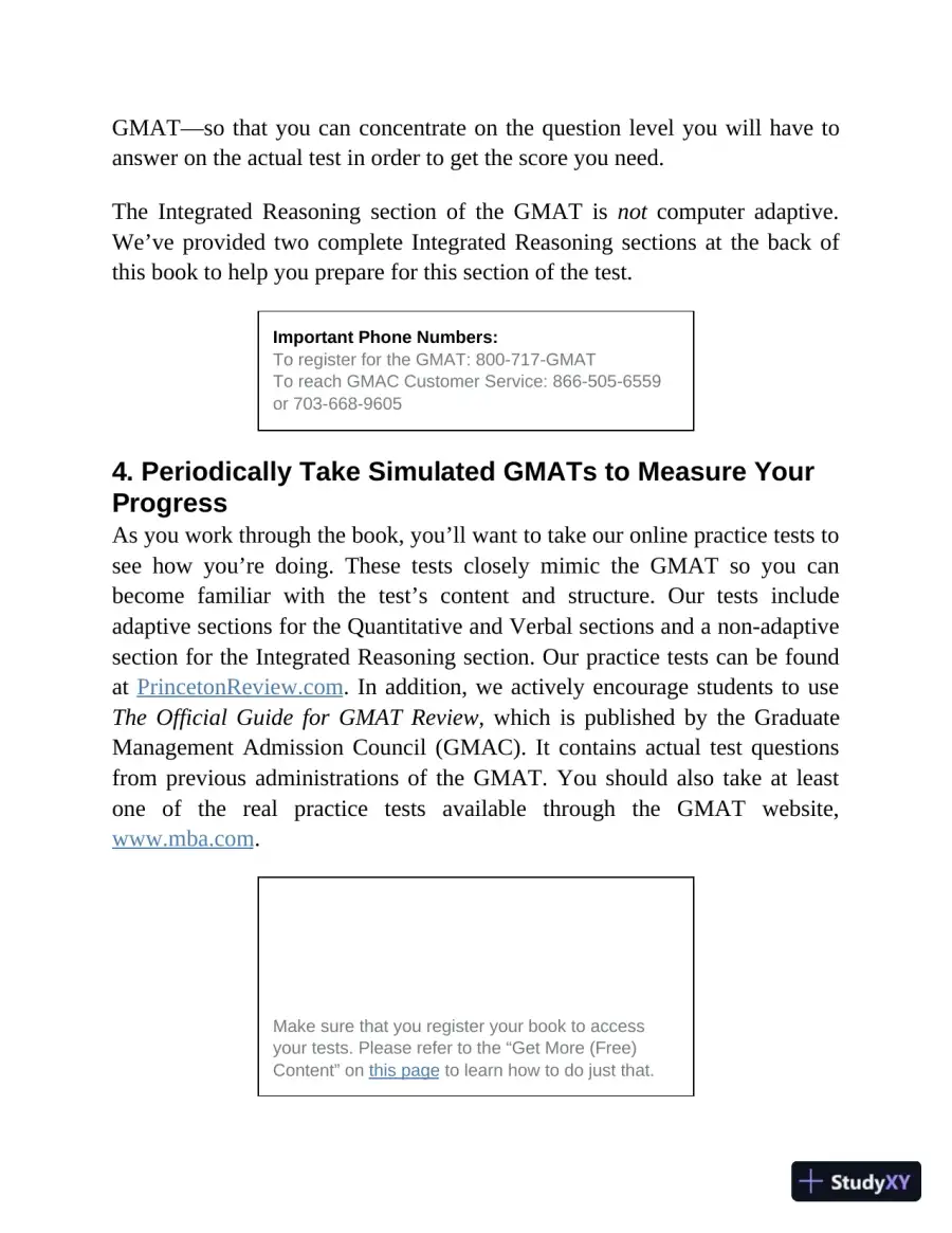 Princeton Review GMAT Premium Prep, 2023: 6 Computer-Adaptive Practice Tests + Review and Techniques (2022), page 20