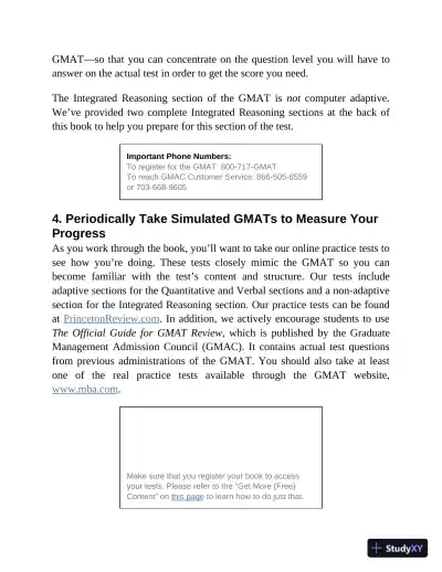 Princeton Review GMAT Premium Prep, 2023: 6 Computer-Adaptive Practice Tests + Review and Techniques (2022) - Page 20 preview image