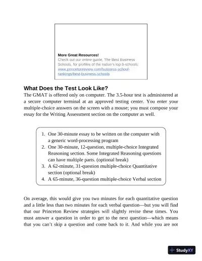 Princeton Review GMAT Premium Prep, 2023: 6 Computer-Adaptive Practice Tests + Review and Techniques (2022) - Page 22 preview image