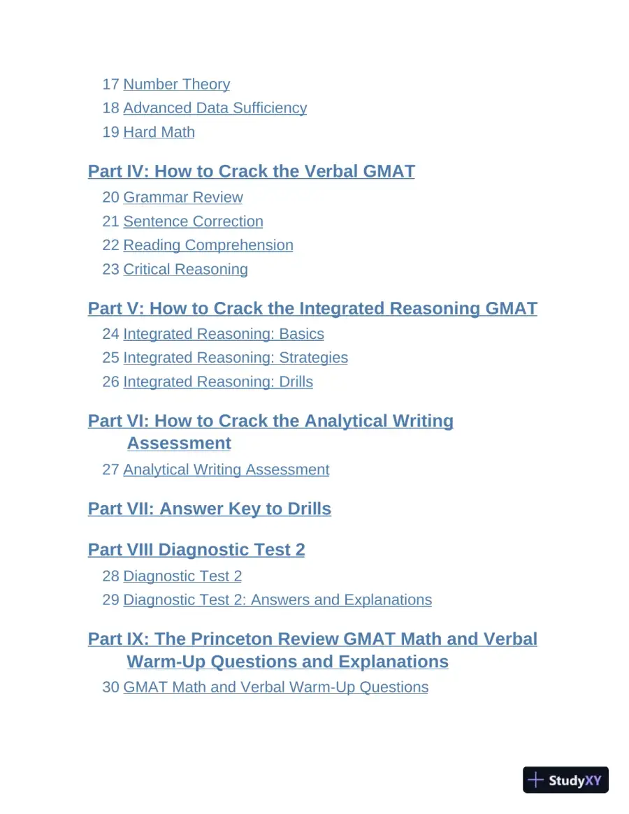 Princeton Review GMAT Premium Prep, 2023: 6 Computer-Adaptive Practice Tests + Review and Techniques (2022), page 8