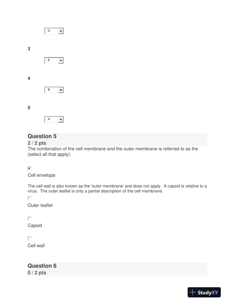 BIOD171 Biology Final Exam With Answers (39 Solved Questions), page 5