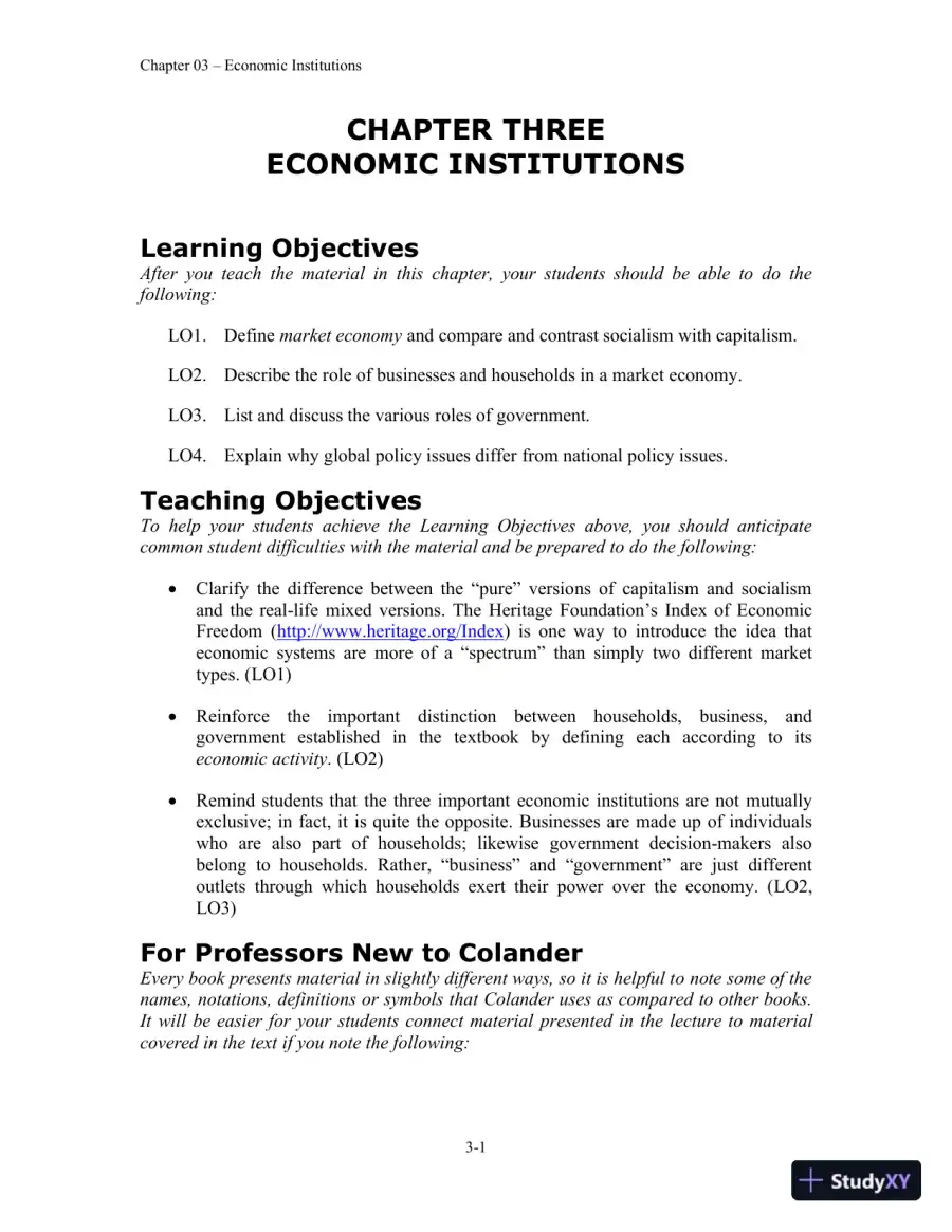 Economics, 9th Edition Class Notes, page 12