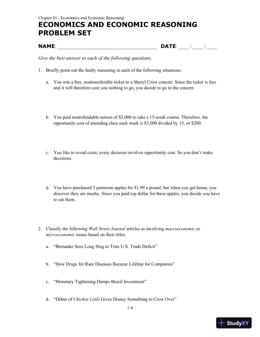Economics, 9th Edition Class Notes, page 5