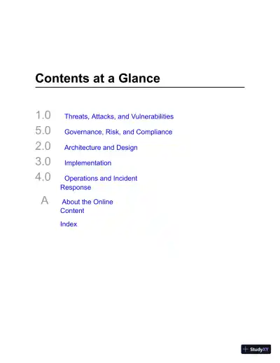 Mike Meyers CompTIA Security+ Certification Passport, Exam SY0-601, 6th Edition (2021) - Page 11 preview image