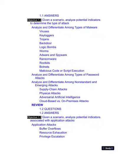 Mike Meyers CompTIA Security+ Certification Passport, Exam SY0-601, 6th Edition (2021) - Page 13 preview image