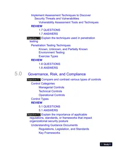 Mike Meyers CompTIA Security+ Certification Passport, Exam SY0-601, 6th Edition (2021) - Page 16 preview image
