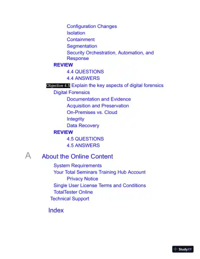 Mike Meyers CompTIA Security+ Certification Passport, Exam SY0-601, 6th Edition (2021) - Page 27 preview image