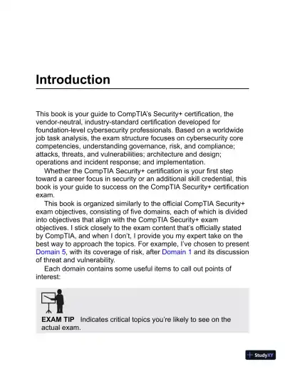 Mike Meyers CompTIA Security+ Certification Passport, Exam SY0-601, 6th Edition (2021) - Page 29 preview image