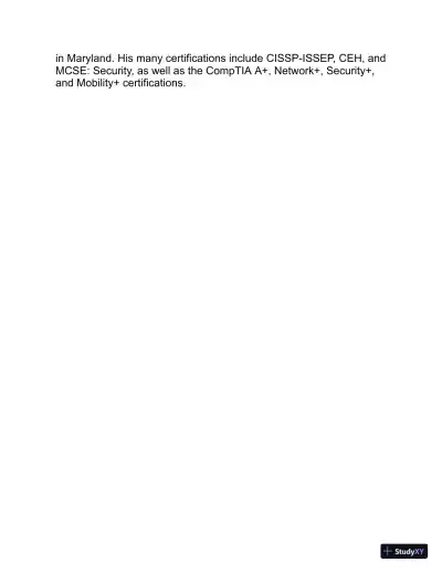 Mike Meyers CompTIA Security+ Certification Passport, Exam SY0-601, 6th Edition (2021) - Page 5 preview image