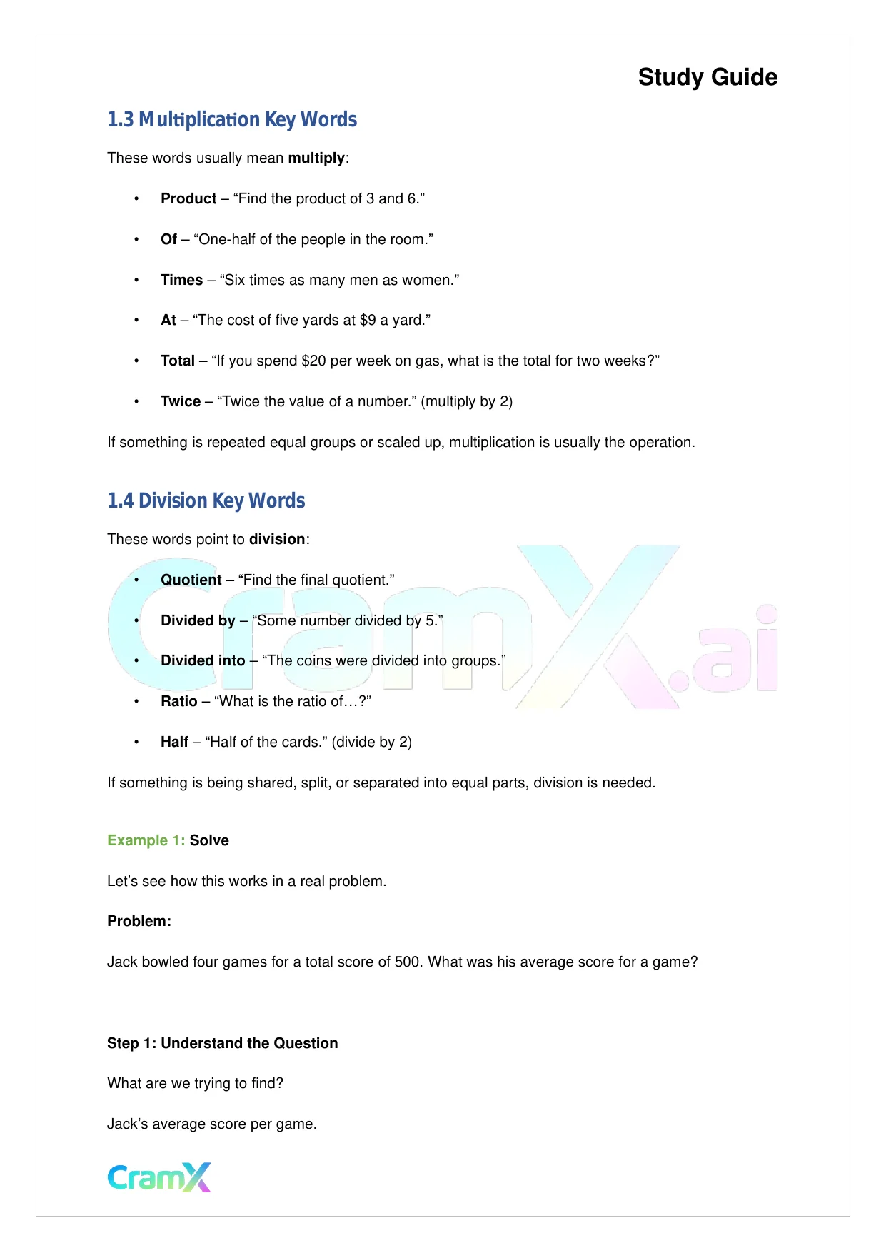 Basic Math and Pre-Algebra - Word Problems - Page 2 preview image