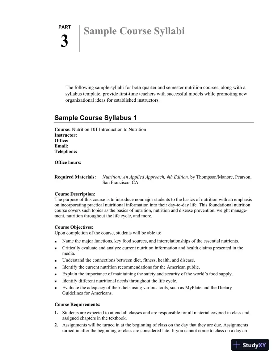 Lecture Notes for Nutrition An Applied Approach, 4th Edition, page 16