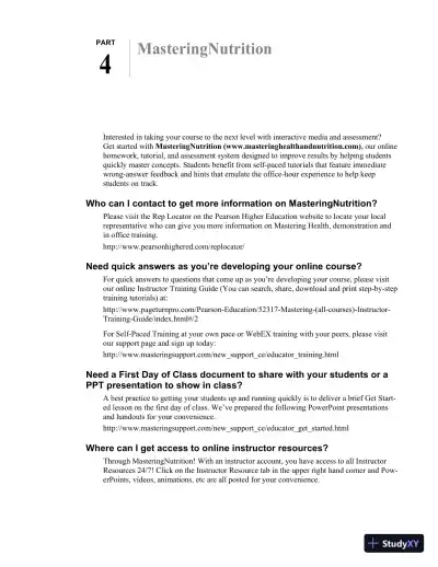 Lecture Notes for Nutrition An Applied Approach, 4th Edition - Page 22 preview image