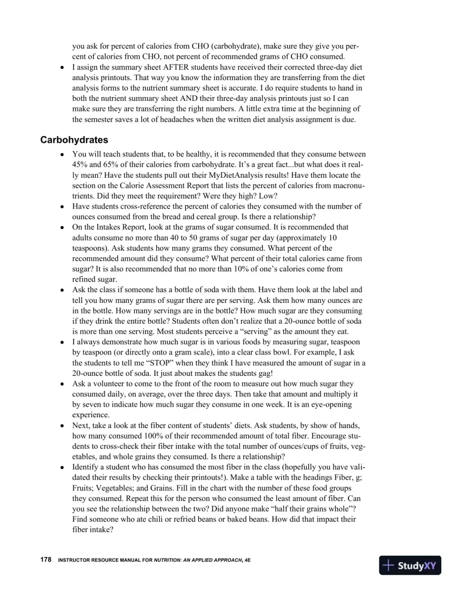 Lecture Notes for Nutrition An Applied Approach, 4th Edition, page 27
