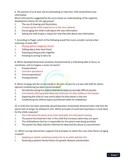 Test Bank for Kaplan and Sadock's Synopsis of Psychiatry: Behavioral Sciences/Clinical Psychiatry, 11th Edition (Chapters 1-37) - Page 14 preview image