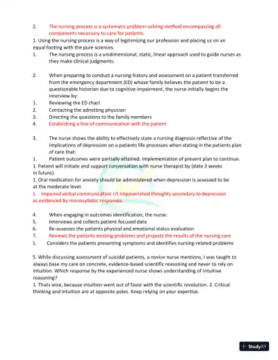 Test Bank for Kaplan and Sadock's Synopsis of Psychiatry: Behavioral Sciences/Clinical Psychiatry, 11th Edition (Chapters 1-37) - Page 24 preview image