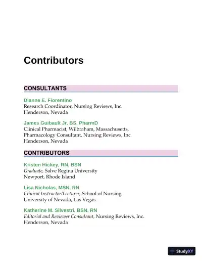 Saunders QandA Review for the NCLEX-RN Examination (2021) - Page 14 preview image